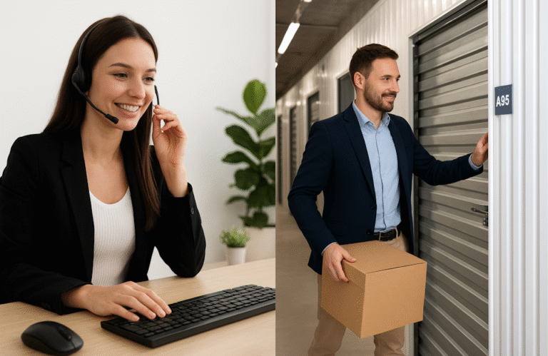 solution de stockage professionnel proposée par Boxexpress, une équipe à taille humaine