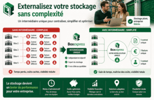 Externaliser son stockage avec un intermédiaire pour simplifier la gestion multi-sites et centraliser contrats et facturation