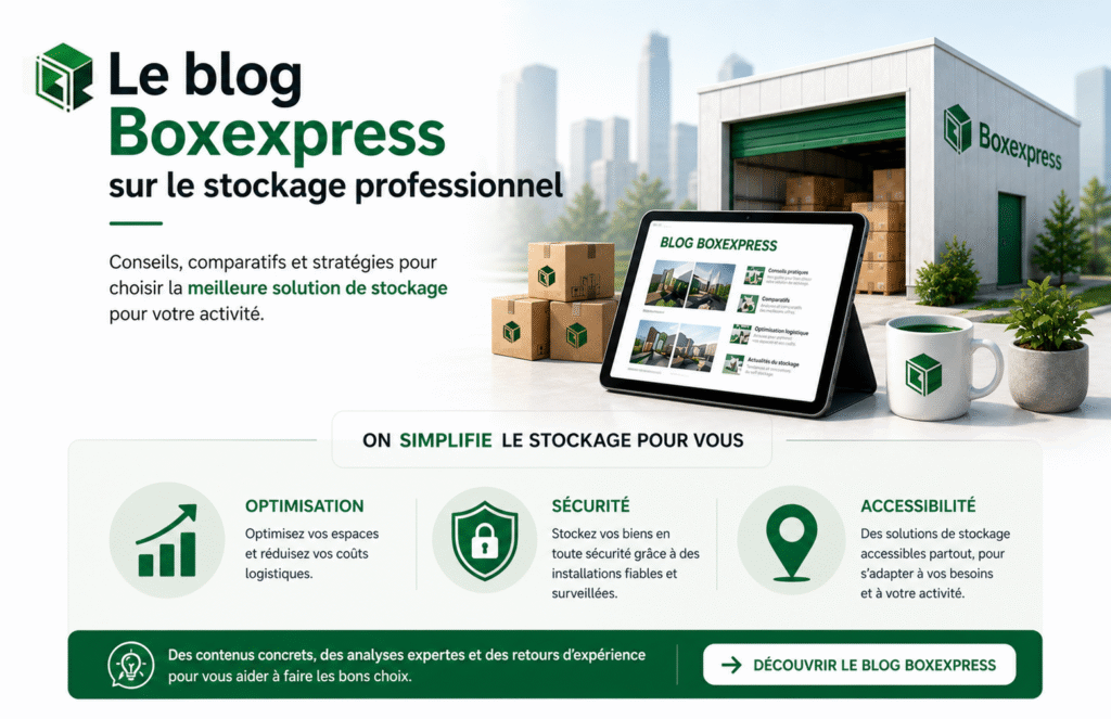 Blog Boxexpress sur le stockage professionnel : conseils, comparatifs et solutions pour entreprises