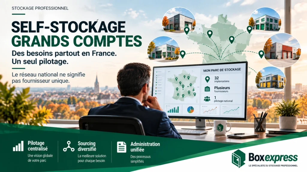 Self-stockage grands comptes : des besoins partout en France avec un pilotage national