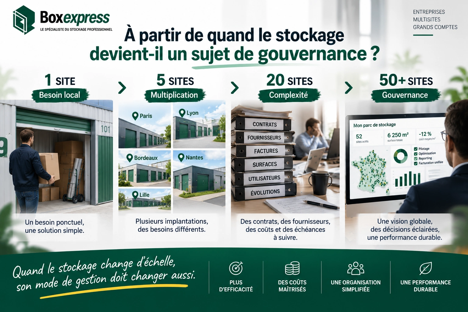 Stockage grands comptes : du besoin local à la gouvernance multisite