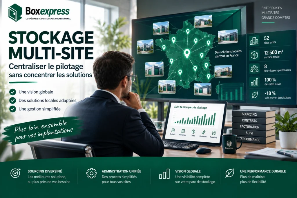 Pilotage centralisé du stockage multi-site avec des solutions locales adaptées